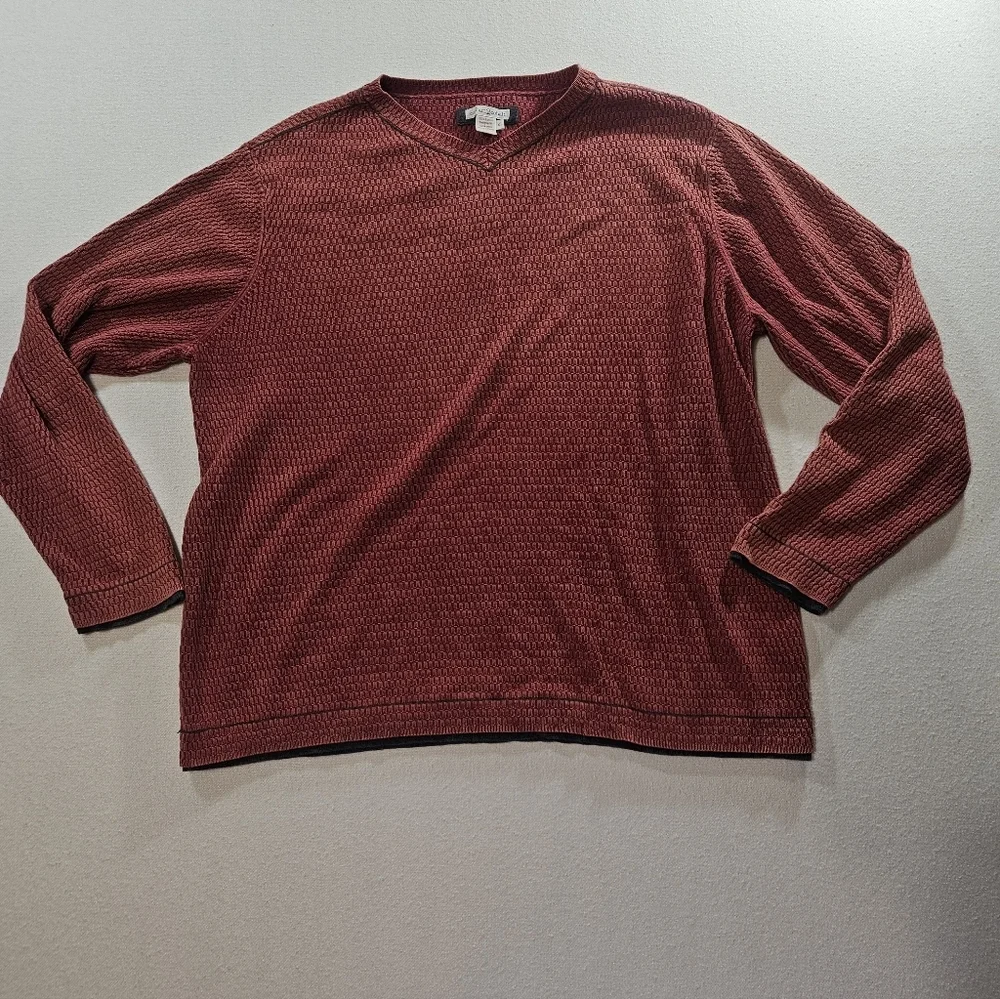 Carbon2Cobalt Waffle Knit Sweater XL - Picture 1 of 6